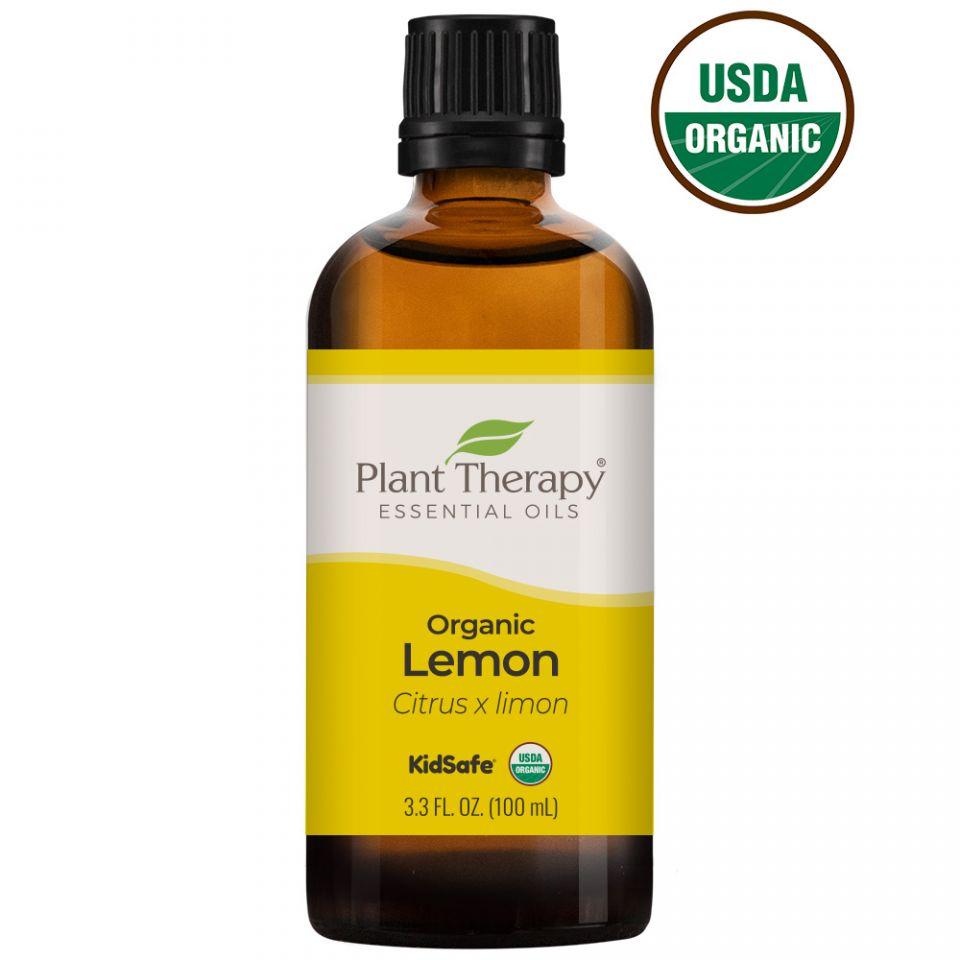 Plant Therapy Lemon Organic Essential Oil - OilyPod