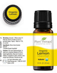 Plant Therapy Lemon Organic Essential Oil - OilyPod