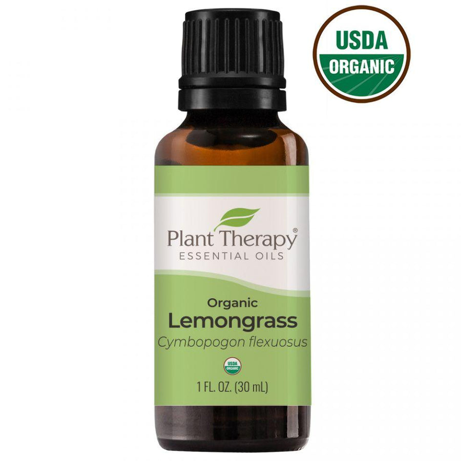 Plant Therapy Lemongrass Organic Essential Oil - OilyPod