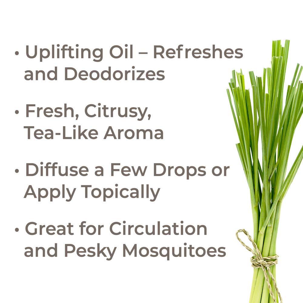 Plant Therapy Lemongrass Organic Essential Oil - OilyPod