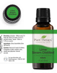 Plant Therapy Lime Steam Distilled Essential Oil - OilyPod