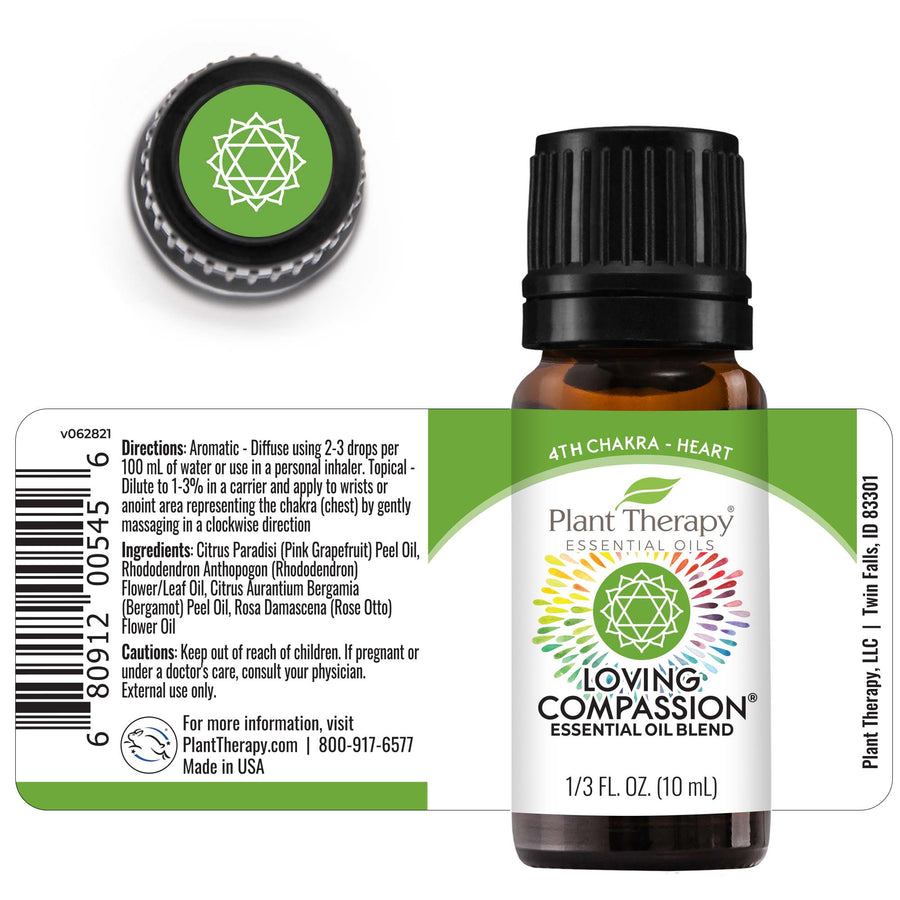 Plant Therapy Loving Compassion (Heart Chakra) Essential Oil - OilyPod