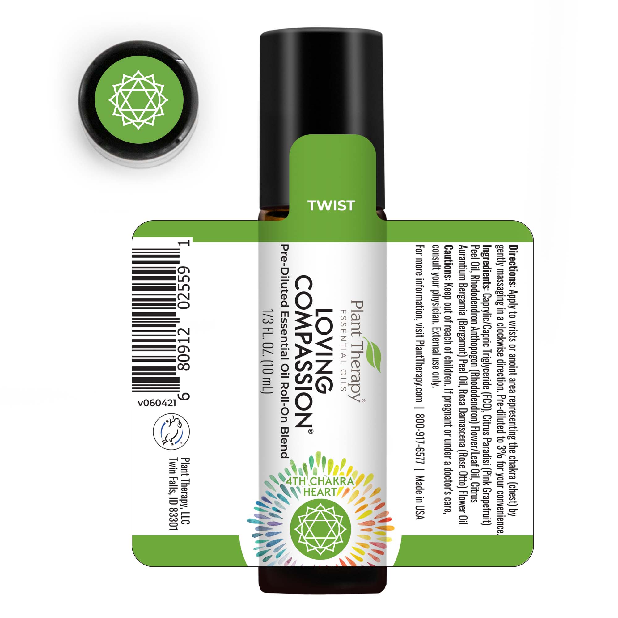 Plant Therapy Loving Compassion (Heart Chakra) Essential Oil - OilyPod