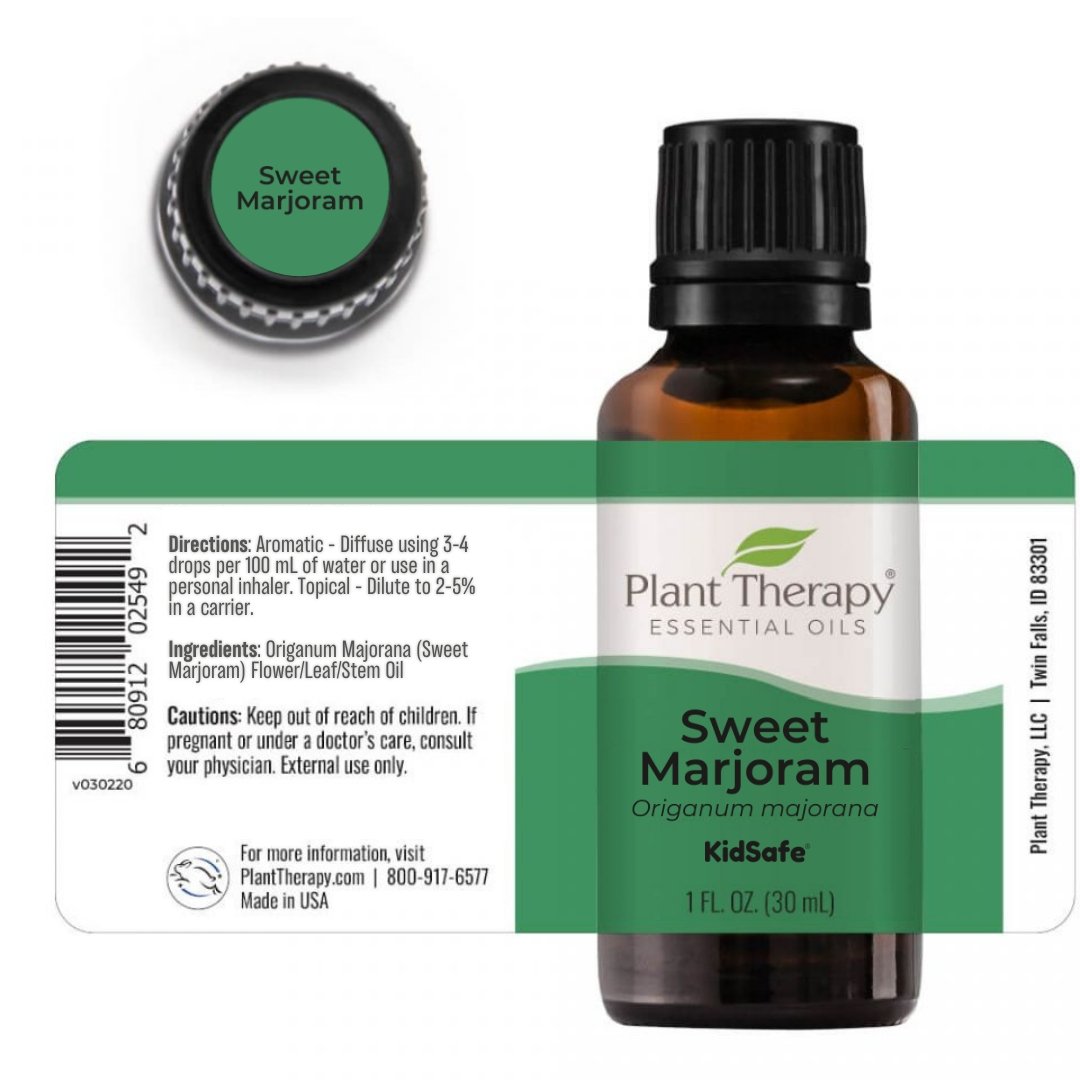 Plant Therapy Marjoram Sweet Essential Oil - OilyPod