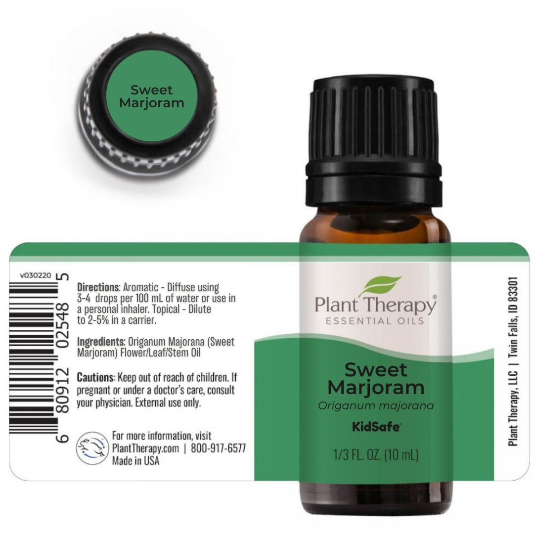 Plant Therapy Marjoram Sweet Essential Oil - OilyPod