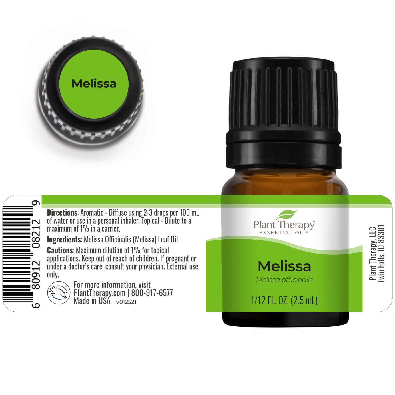 Plant Therapy Melissa Essential Oil - OilyPod