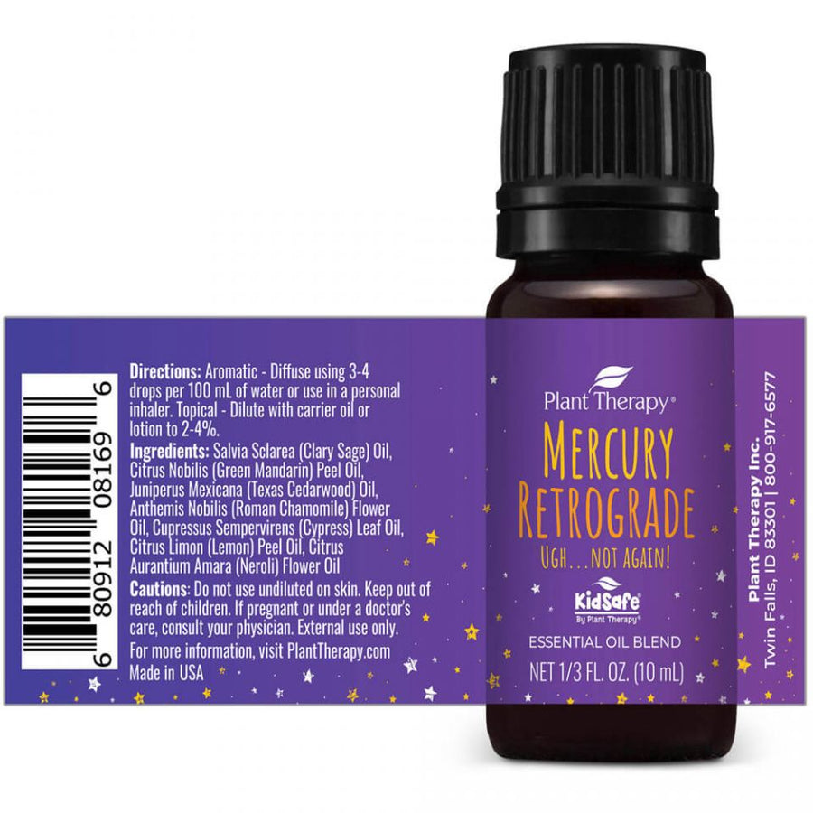 Plant Therapy Mercury Retrograde Essential Oil Blend - OilyPod