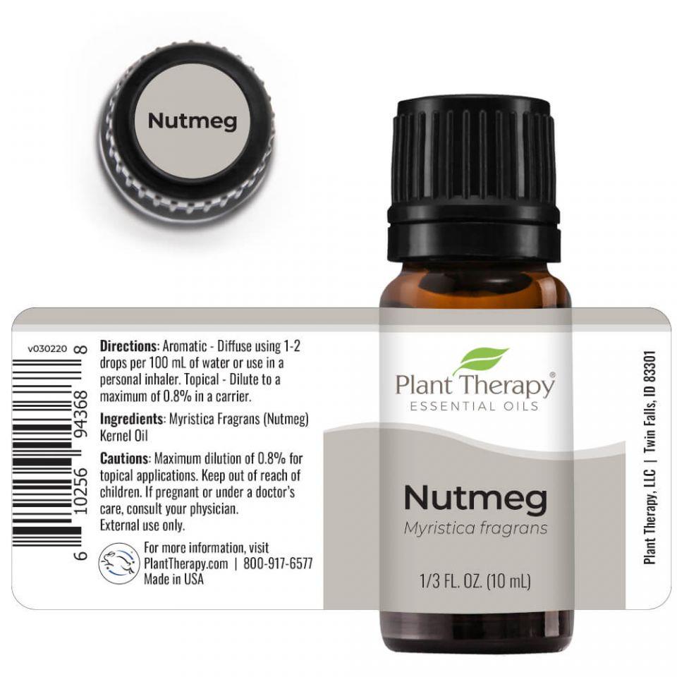 Plant Therapy Nutmeg Essential Oil - OilyPod