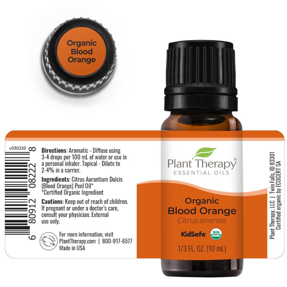 Plant Therapy Orange Blood Organic Essential Oil - OilyPod