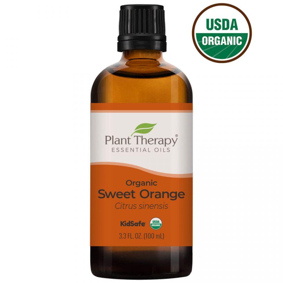 Plant Therapy Orange Sweet Organic Essential Oil - OilyPod
