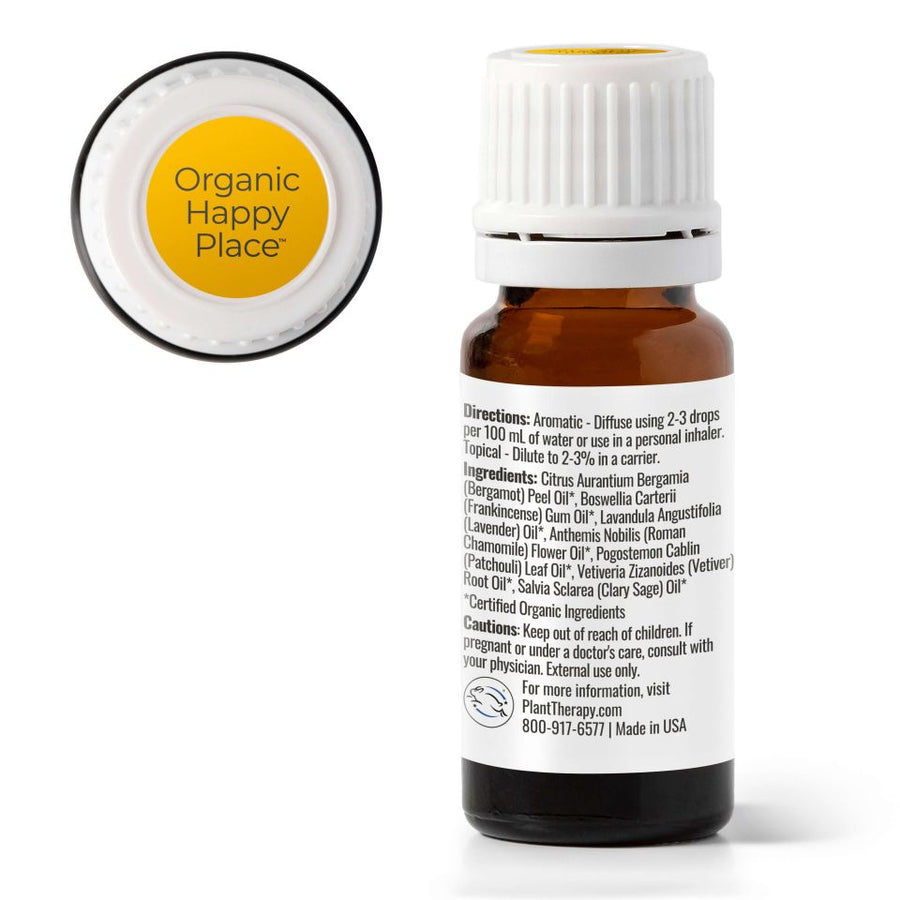 Plant Therapy Organic Happy Place™ Essential Oil Blend - OilyPod