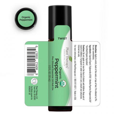 Plant Therapy Peppermint Organic Essential Oil - OilyPod