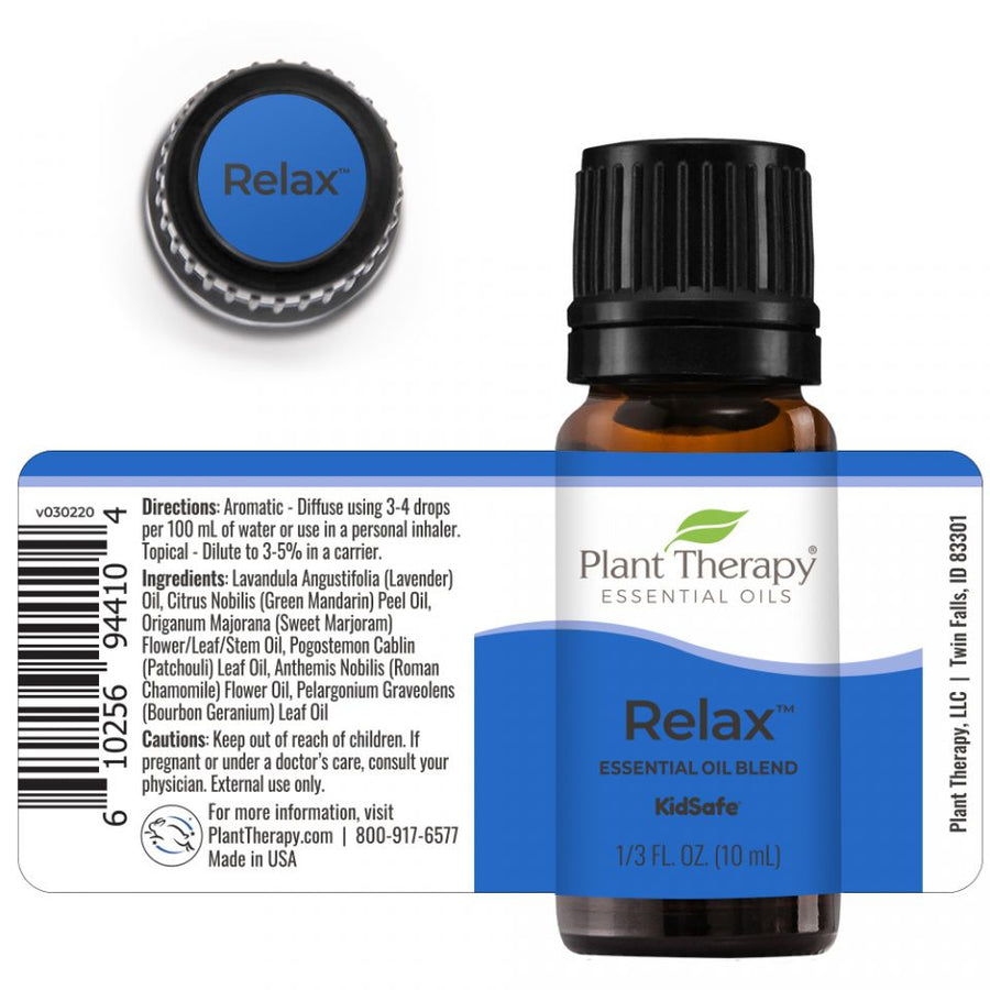 Plant Therapy Relaxation Synergy Set - OilyPod