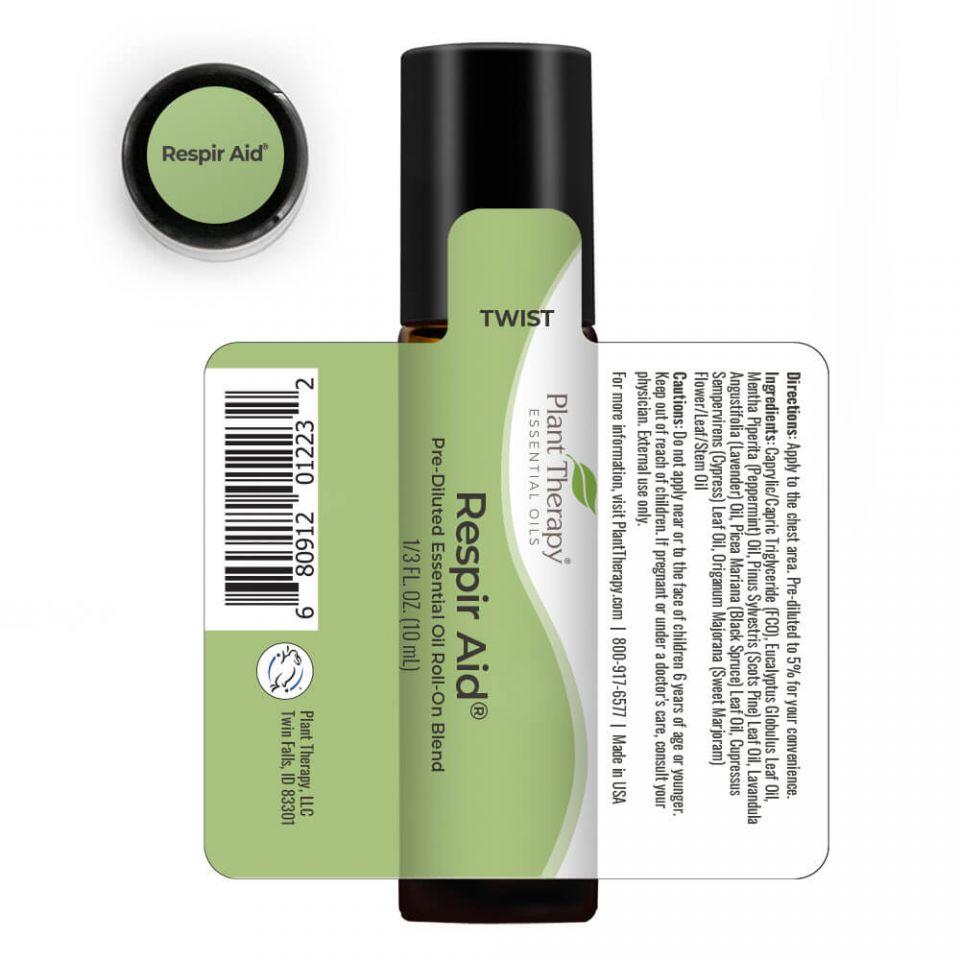 Plant Therapy Respir Aid Essential Oil Blend - OilyPod