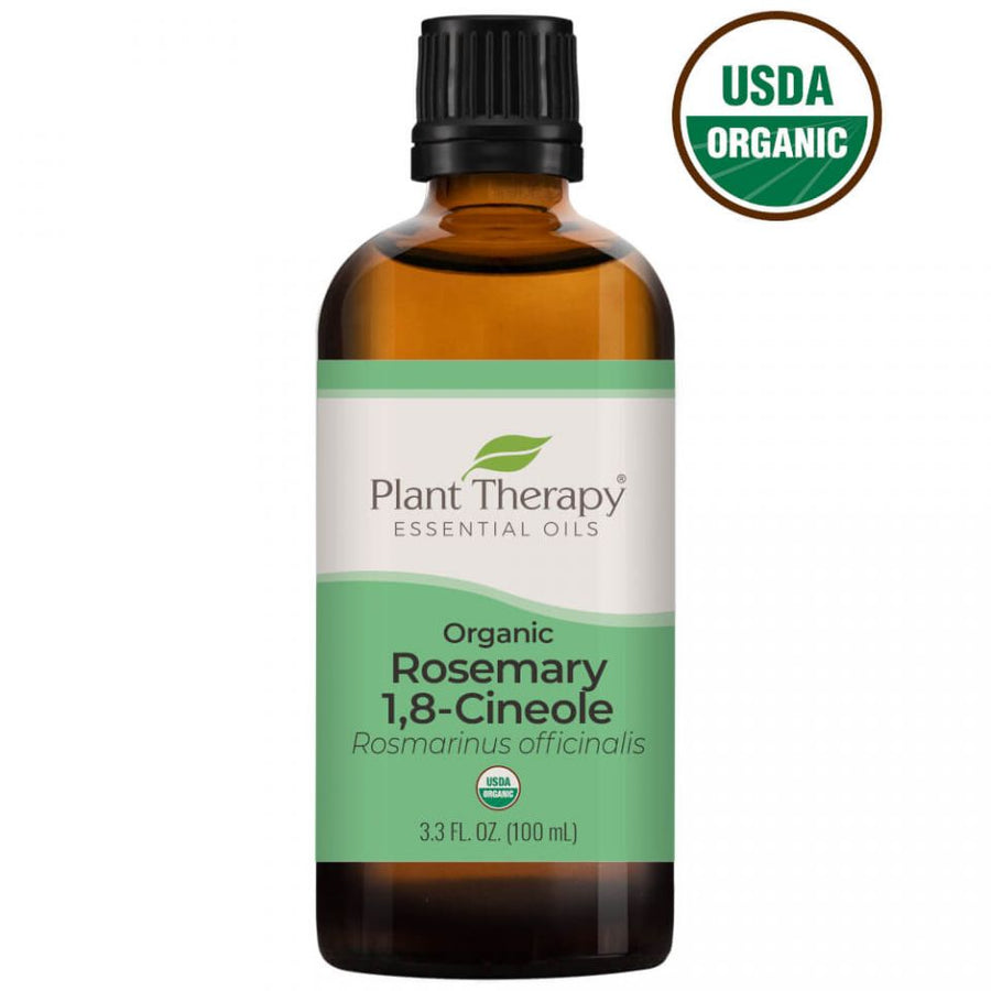 Plant Therapy Rosemary 1,8-Cineole Organic Essential Oil - OilyPod