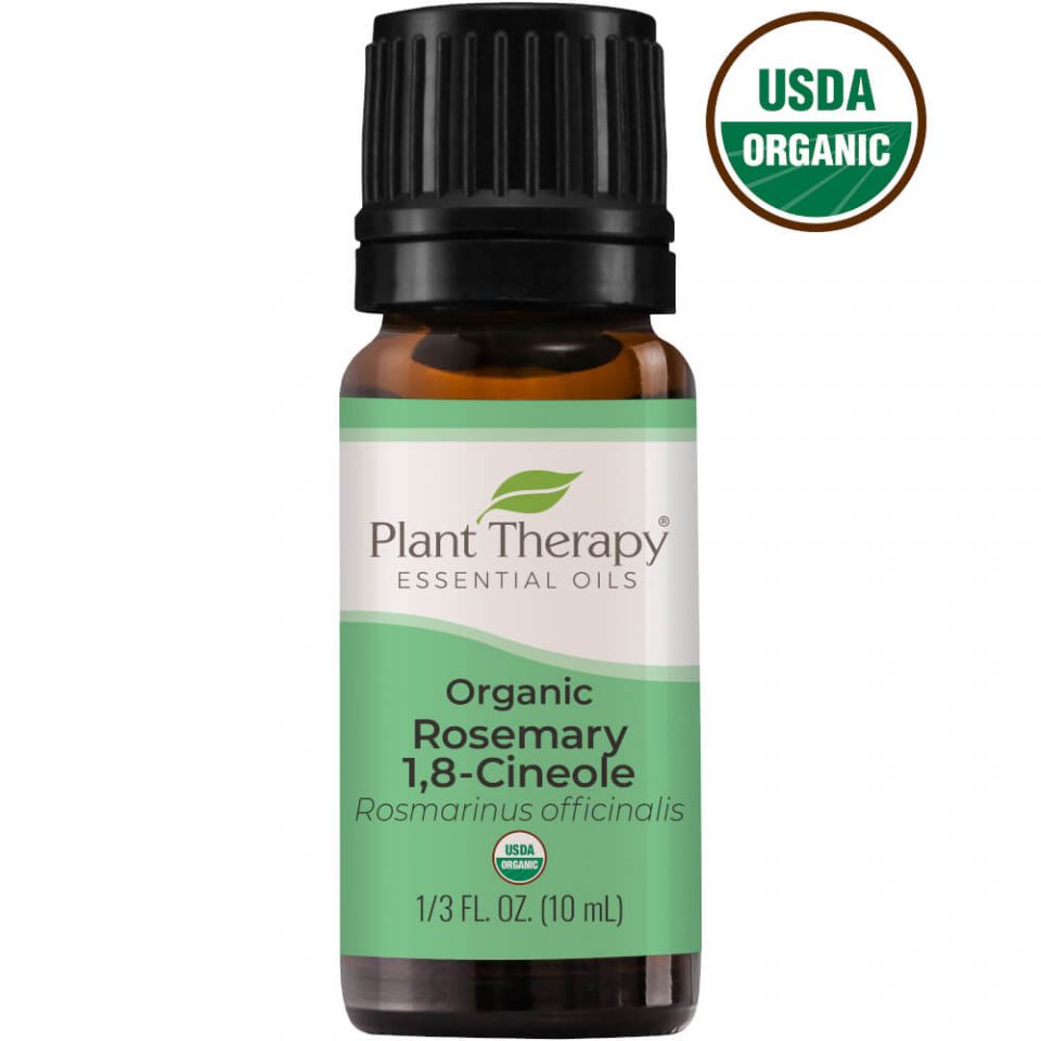 Plant Therapy Rosemary 1,8-Cineole Organic Essential Oil - OilyPod