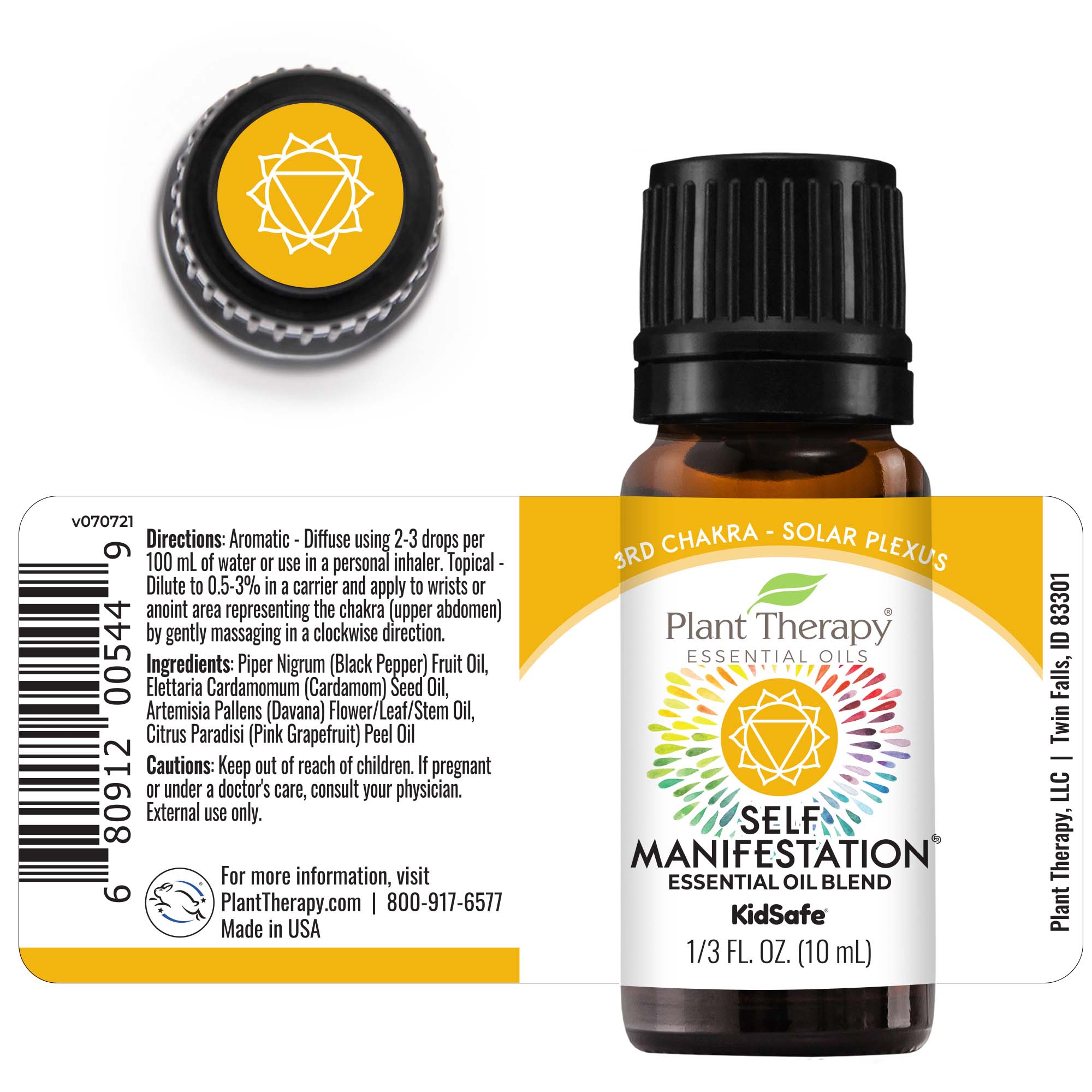 Plant Therapy Self Manifestation (Solar Plexus Chakra) Essential Oil - OilyPod