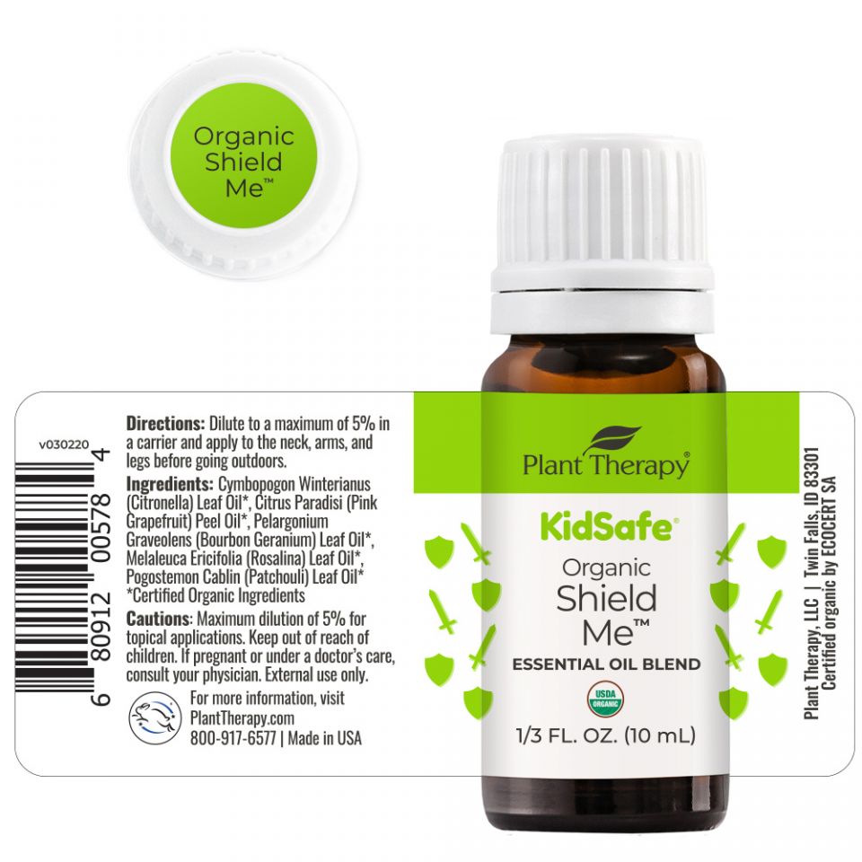 Plant Therapy Shield Me Organic Essential Oil 10ml - OilyPod