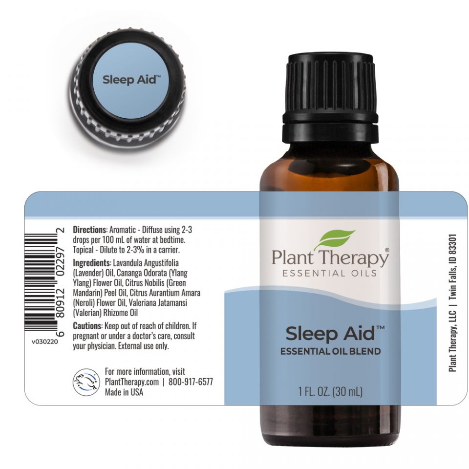 Plant Therapy Sleep Aid Essential Oil Blend - OilyPod