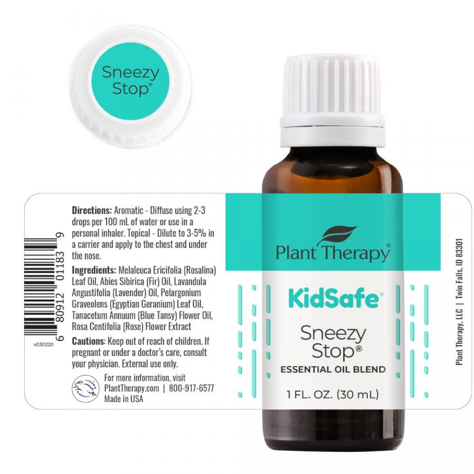 Plant Therapy Sneezy Stop KidSafe Essential Oil - OilyPod