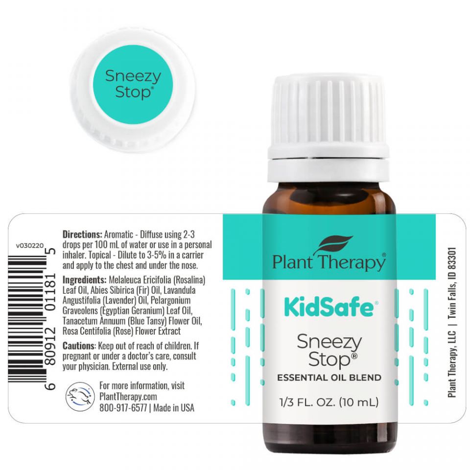 Plant Therapy Sneezy Stop KidSafe Essential Oil - OilyPod