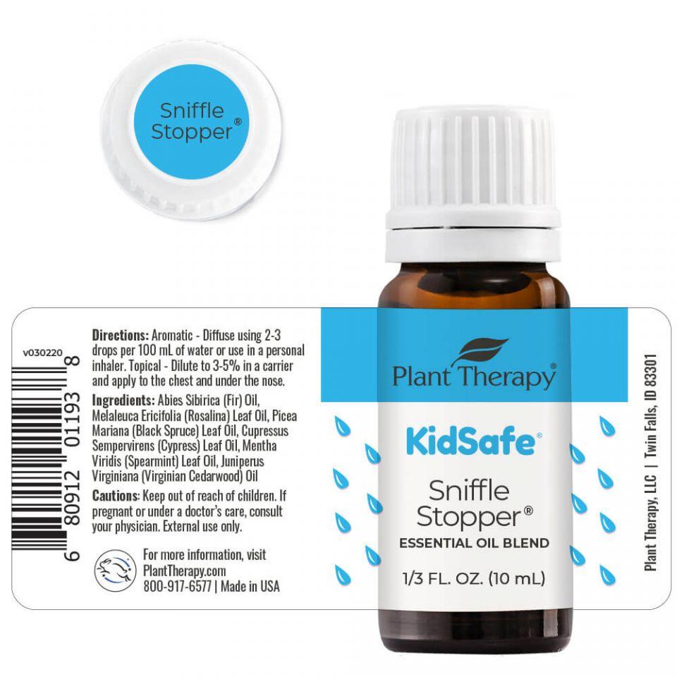 Plant Therapy Sniffle Stopper KidSafe Essential Oil - OilyPod