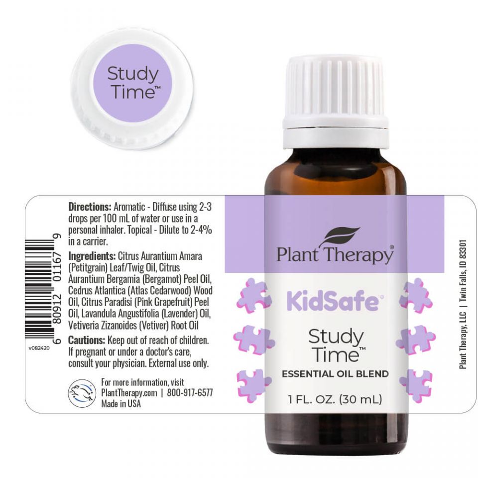 Plant Therapy Study Time KidSafe Essential Oil - OilyPod