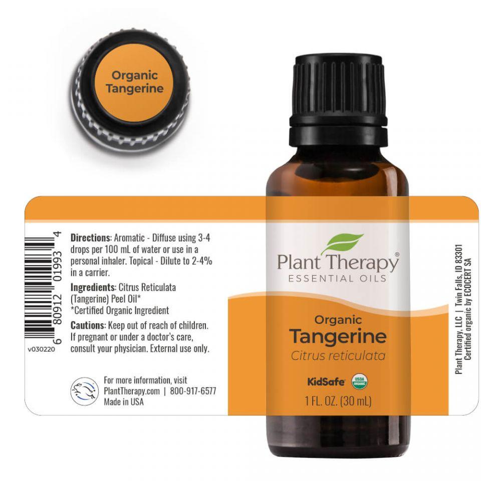 Plant Therapy Tangerine Organic Essential Oil - OilyPod