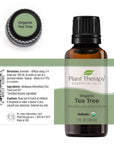 Plant Therapy Tea Tree Organic Essential Oil - OilyPod