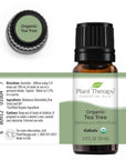 Plant Therapy Tea Tree Organic Essential Oil - OilyPod