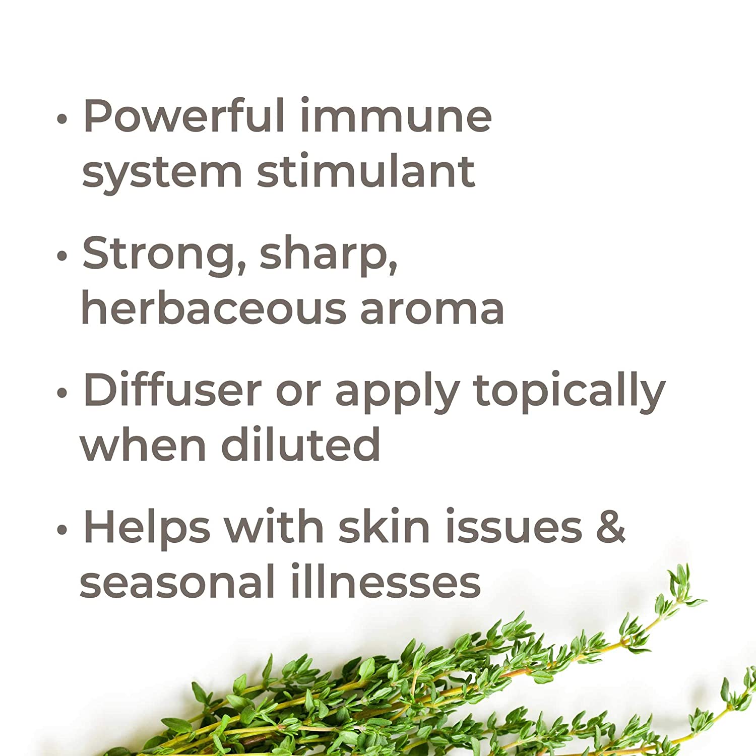 Plant Therapy Thyme Thymol Organic Essential Oil - OilyPod