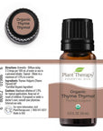 Plant Therapy Thyme Thymol Organic Essential Oil - OilyPod