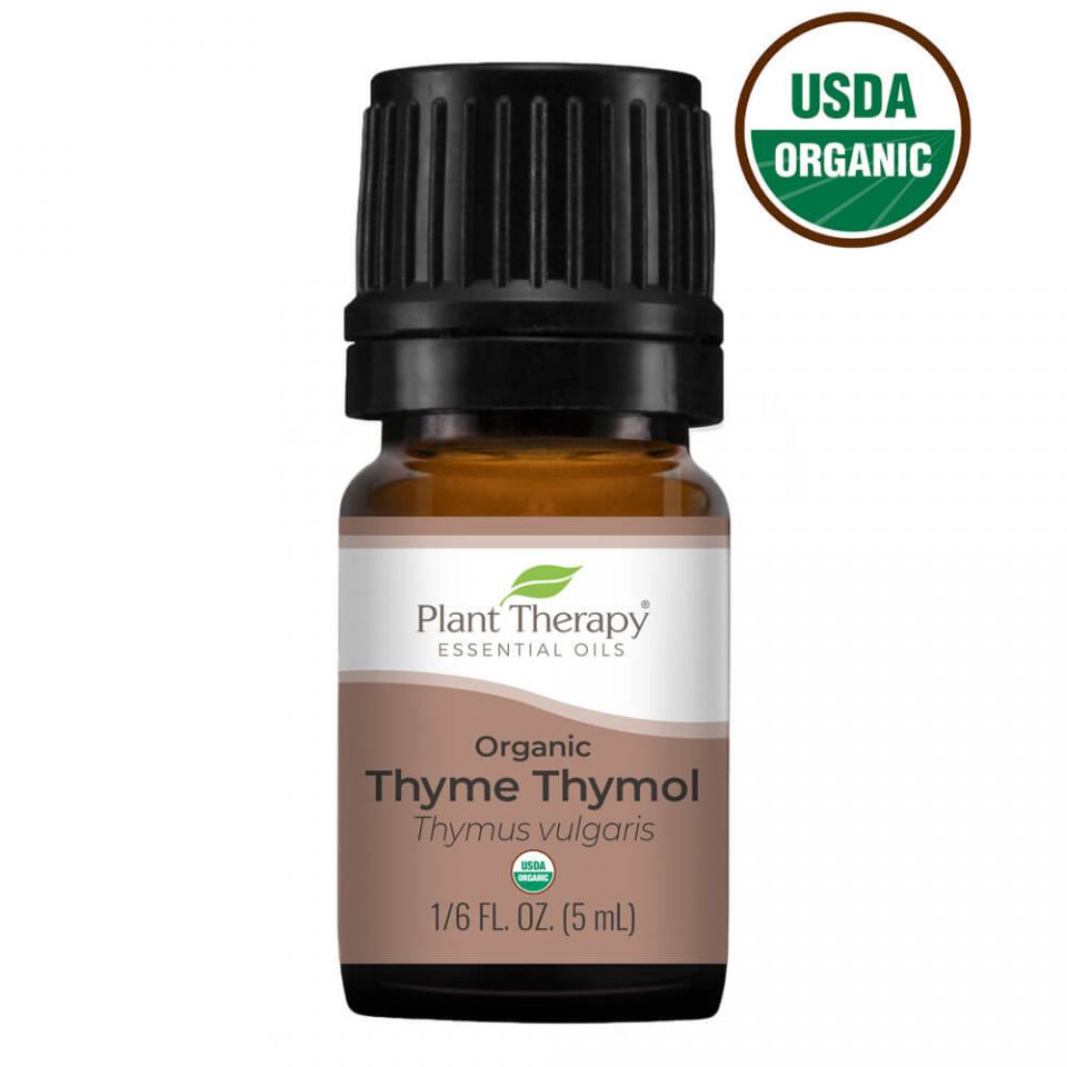 Plant Therapy Thyme Thymol Organic Essential Oil - OilyPod