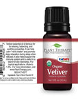 Plant Therapy Vetiver Organic Essential Oil - OilyPod