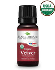 Plant Therapy Vetiver Organic Essential Oil - OilyPod