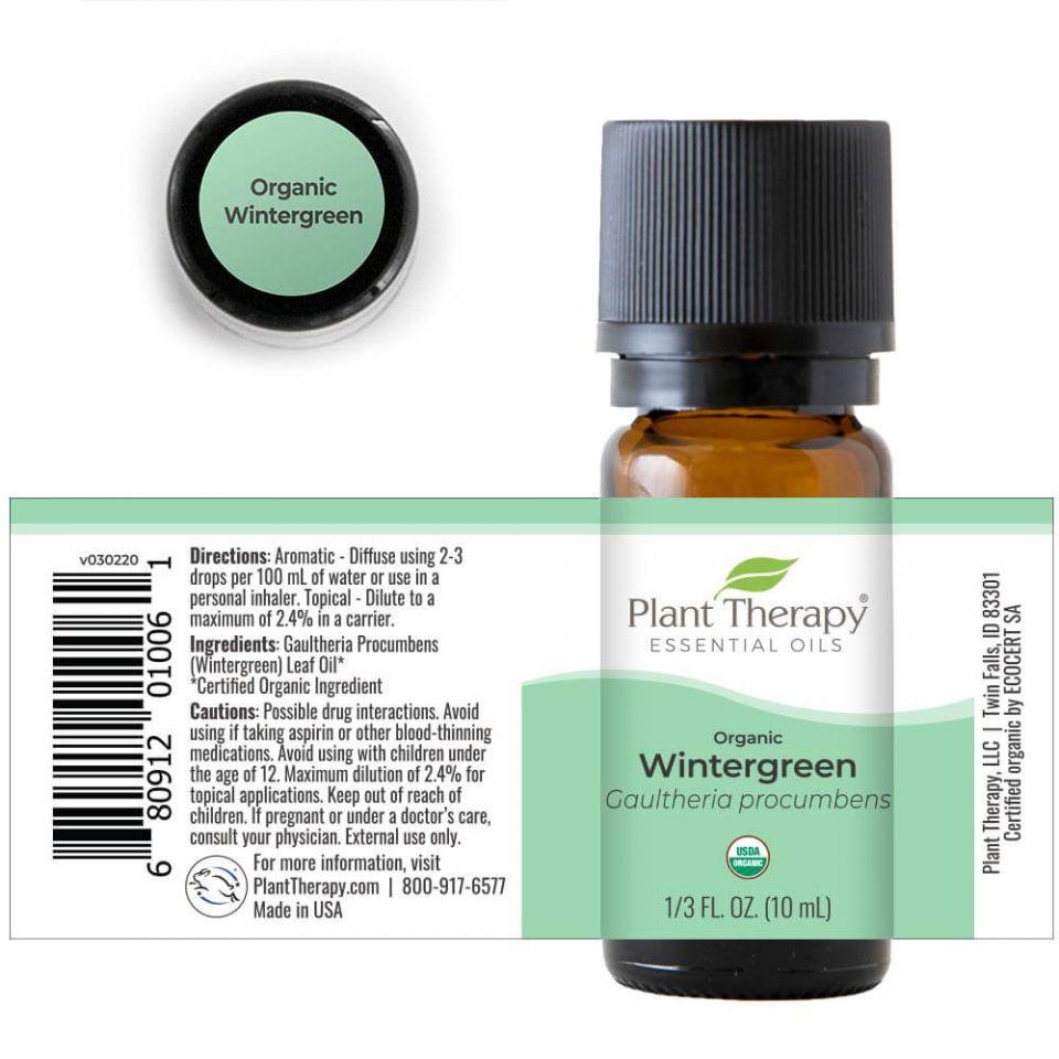 Plant Therapy Wintergreen Organic Essential Oil - OilyPod