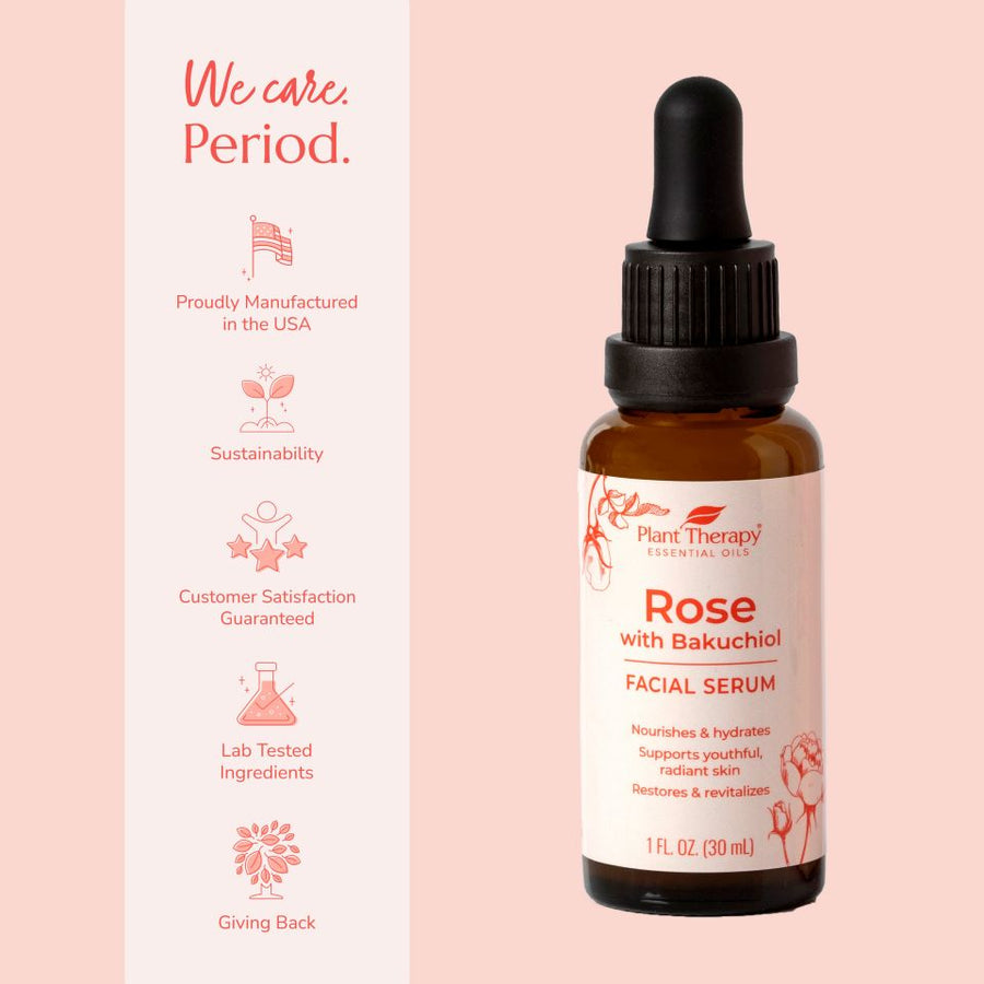 Plant Therapy Rose with Bakuchiol Facial Serum