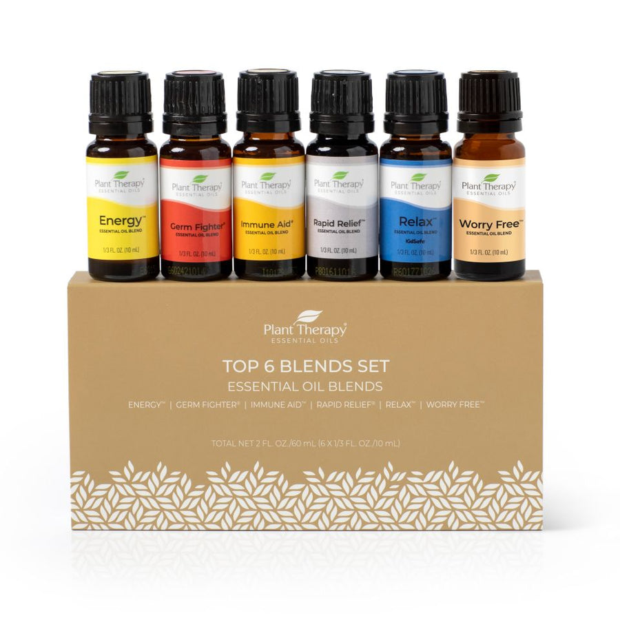 Plant Therapy Top 6 Blends Set